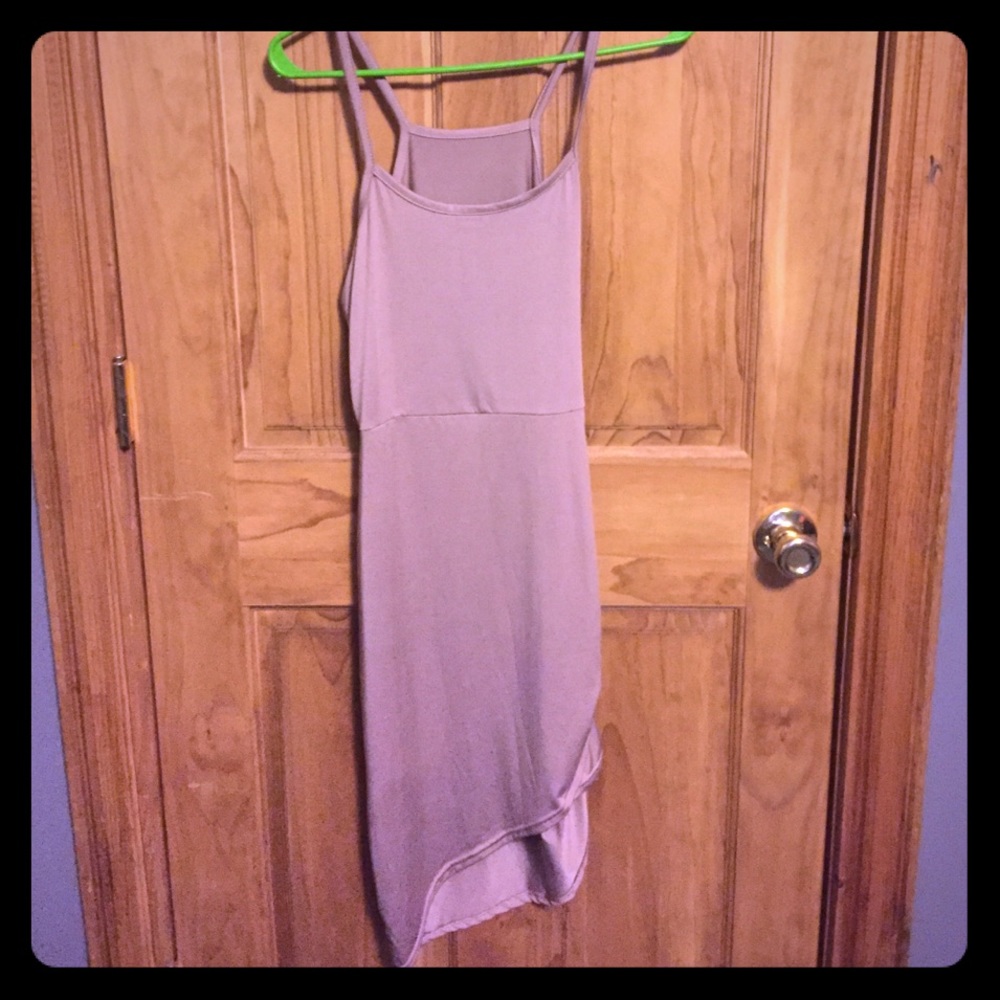 Cream Tan Dress