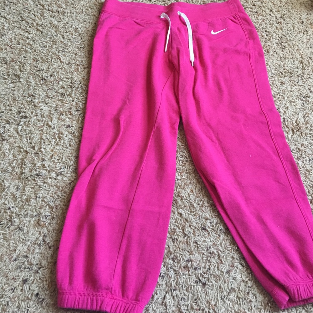 Like new pink nike joggers!