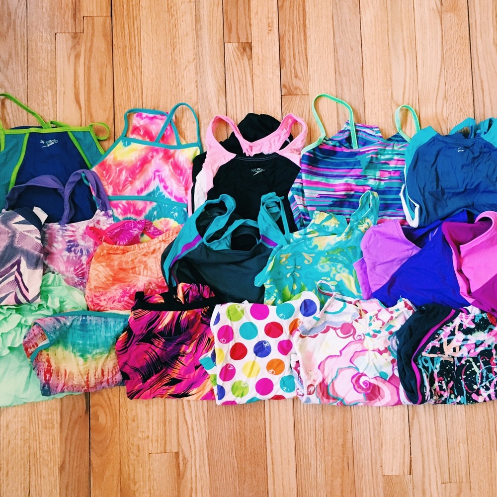 ALL MY OLD BATHING SUITS!!!!