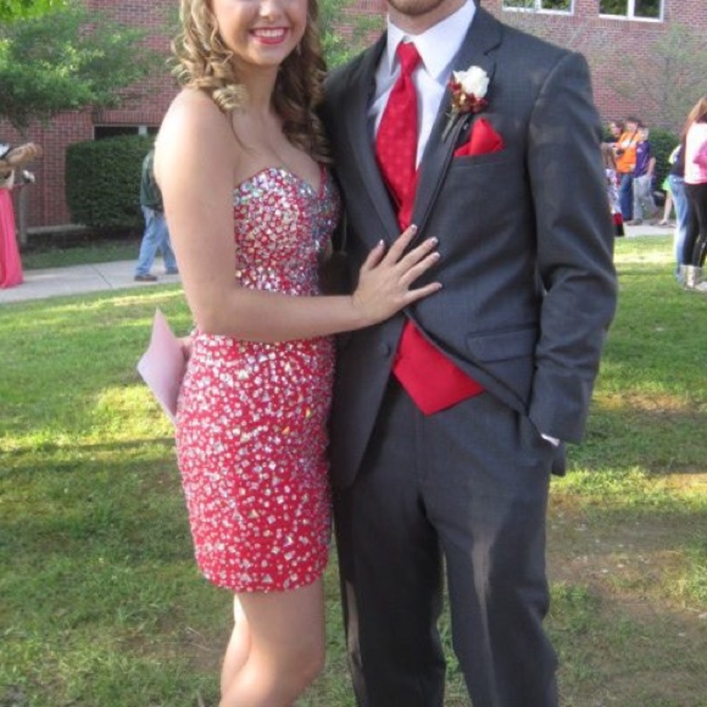 Red Prom Dress Size 0