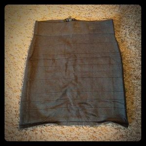 L Forever 21 Army Green Bodycon Skirt