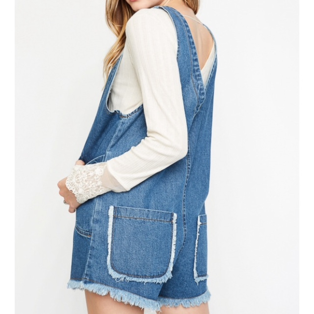 BRAND NEW Denim Romper