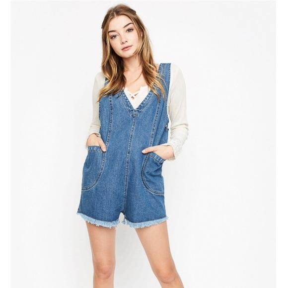 BRAND NEW Denim Romper - Picture 2 of 8