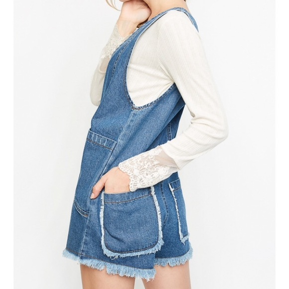 BRAND NEW Denim Romper - Picture 3 of 8