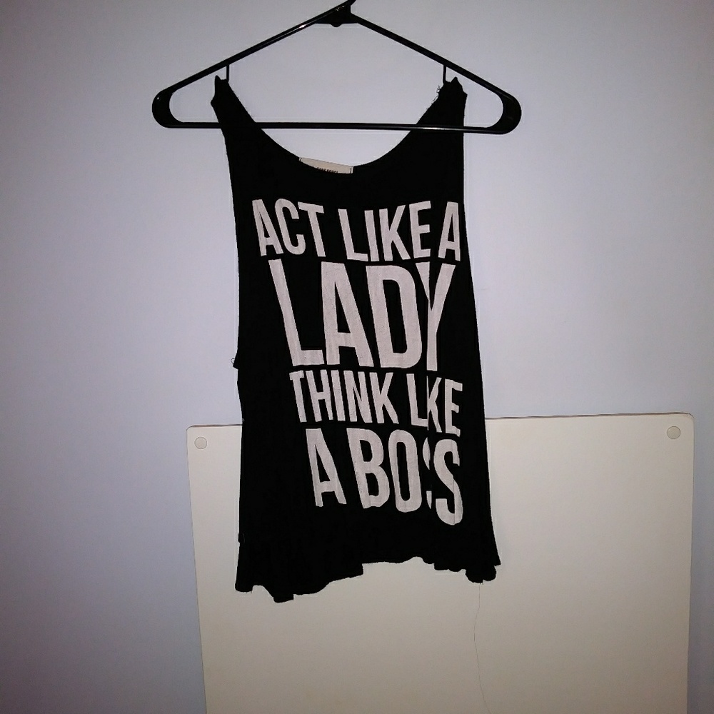 Graphic muscle tee ????