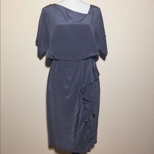 Maggy London Silk Blouson Dress