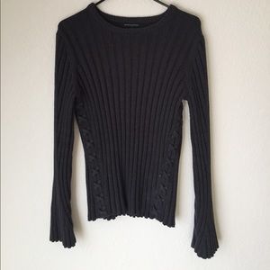 Gray Banana Republic detailed sweater