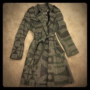 Gwen Stefani L.A.M.B. Ikat Herringbone Coat - Sz 8