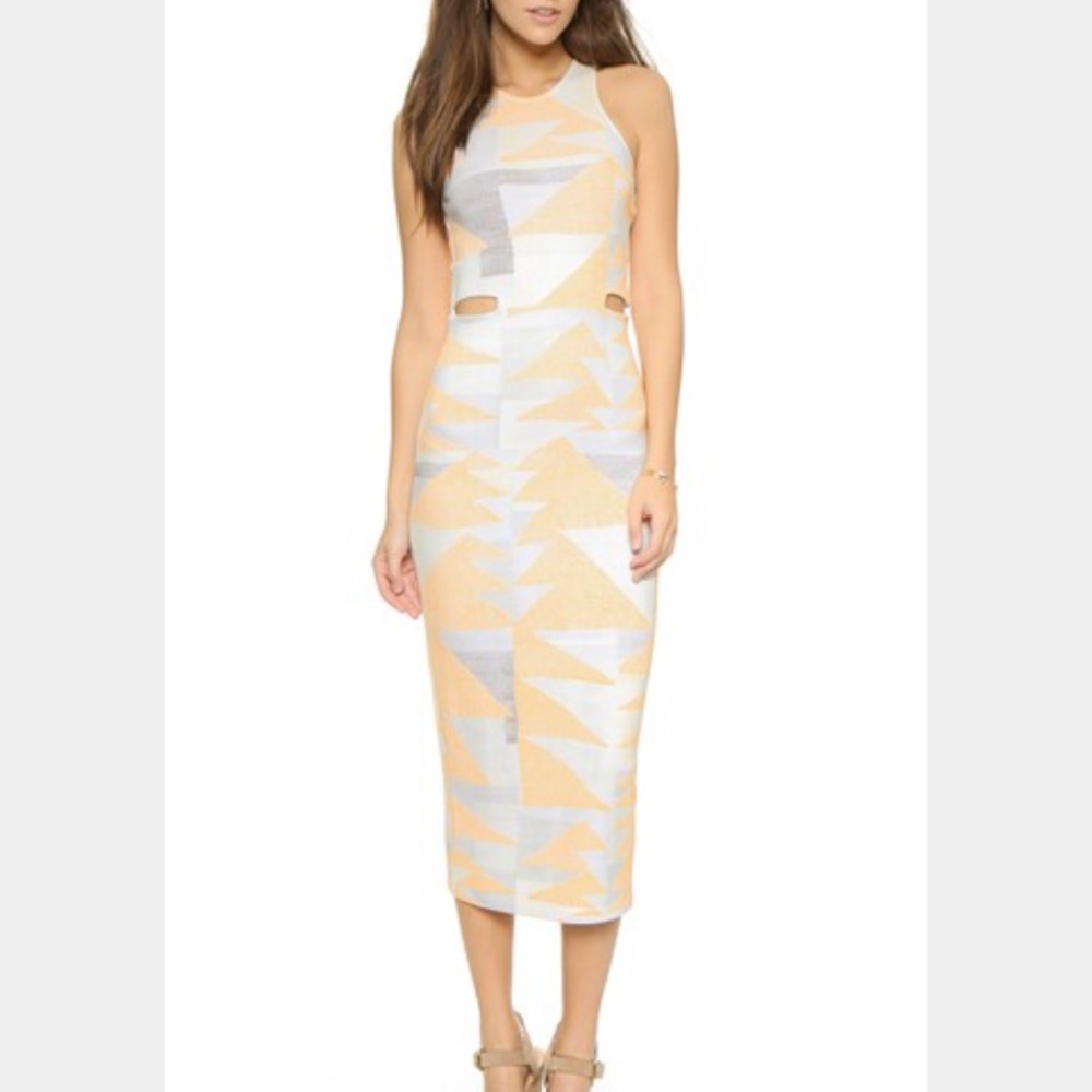 Mara Hoffman Ponte Cutout Dress - Medium