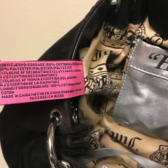 Bag Juicy Couture velours RN52002/CA16396 new - Picture 3 of 3