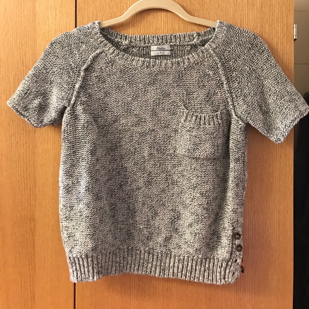 Madewell short sleeved sweater