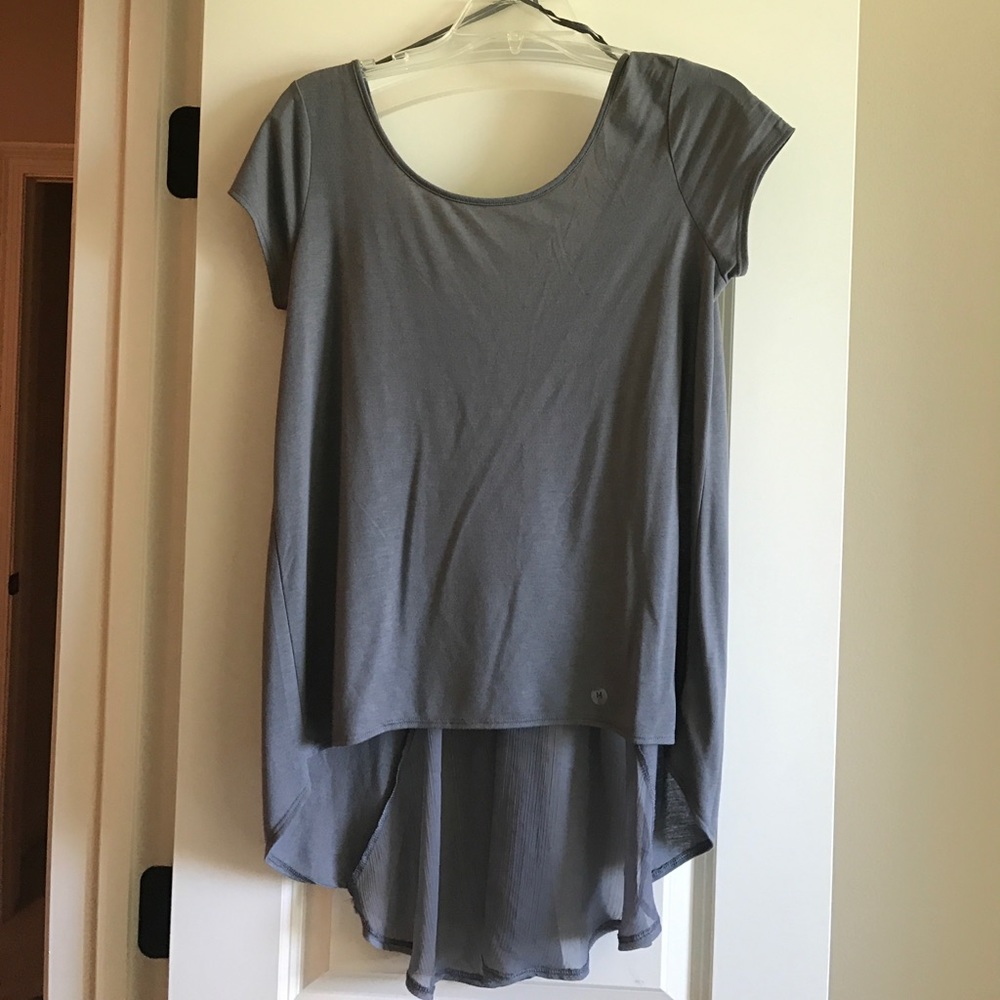 Grey high low top