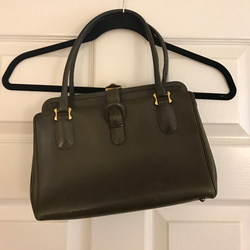SALE! Olive Green Vintage Purse