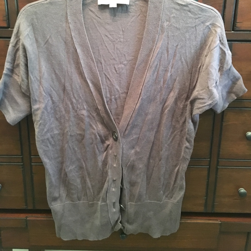 Short sleeve cardigan