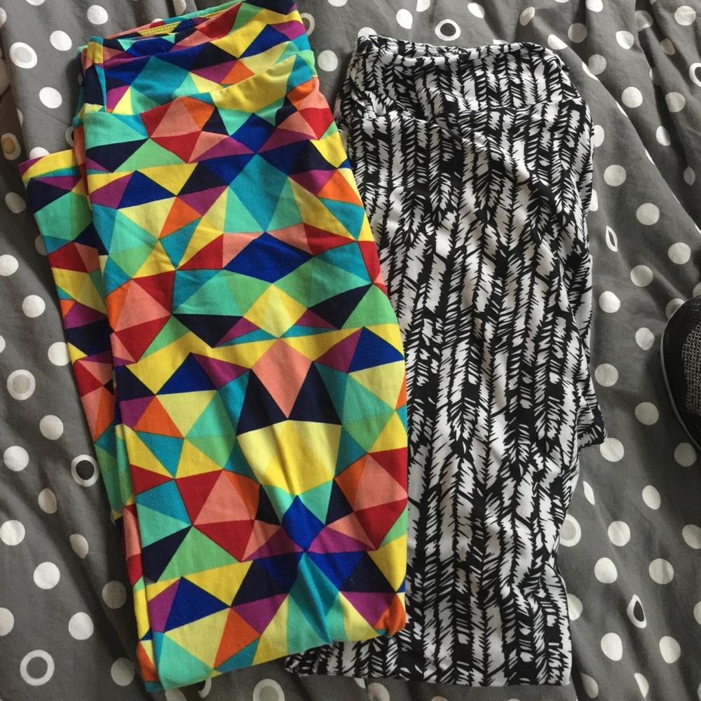 TC LulaRoe Leggings Set of 2