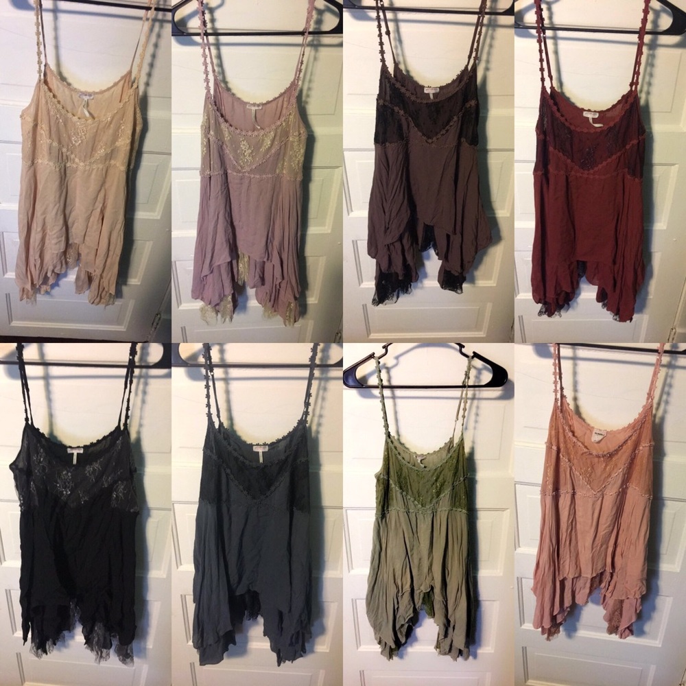 Free People Pieced Lace Slip Collection