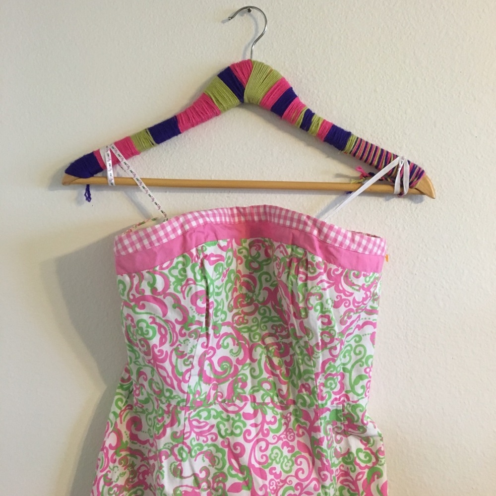 Lily Pulitzer strapless dress - great for Easter🐰 - Picture 2 of 6