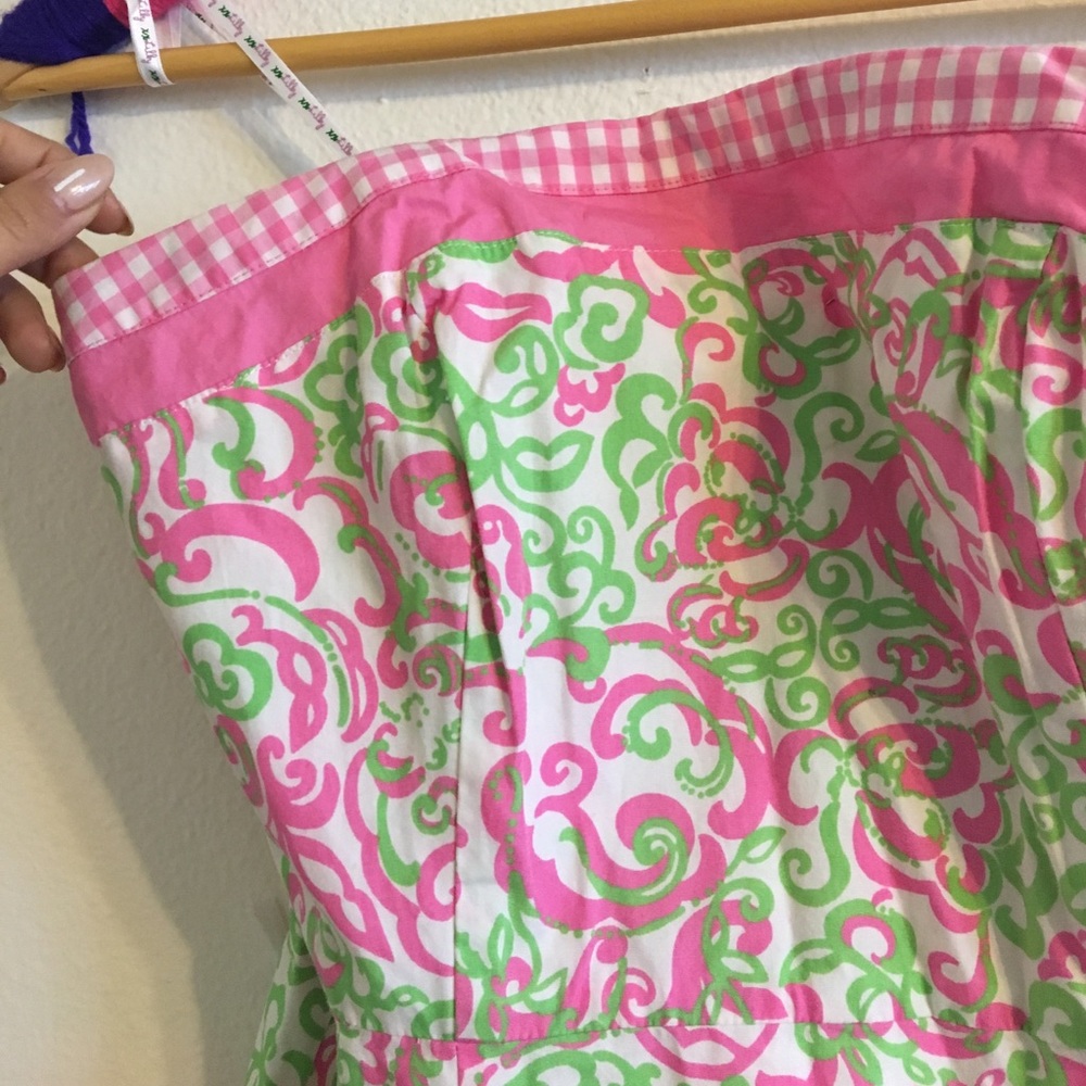 Lily Pulitzer strapless dress - great for Easter🐰 - Picture 6 of 6