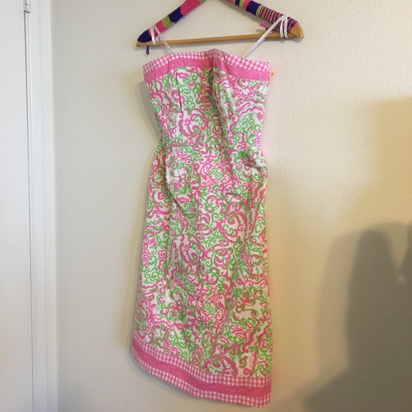 Lilly Pulitzer Dresses & Skirts - Lily Pulitzer strapless dress - great for Easter🐰