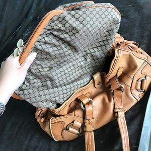 Celine Two-Bags-in-One, Natural Leather Purse