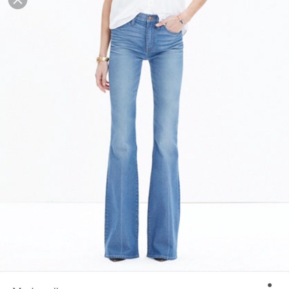 NWOT Madewell Flea Market Flares - size 26