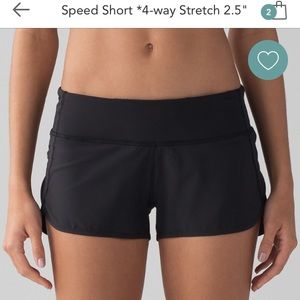 BLACK LULU LEMON SHORTS FIRM PRICE
