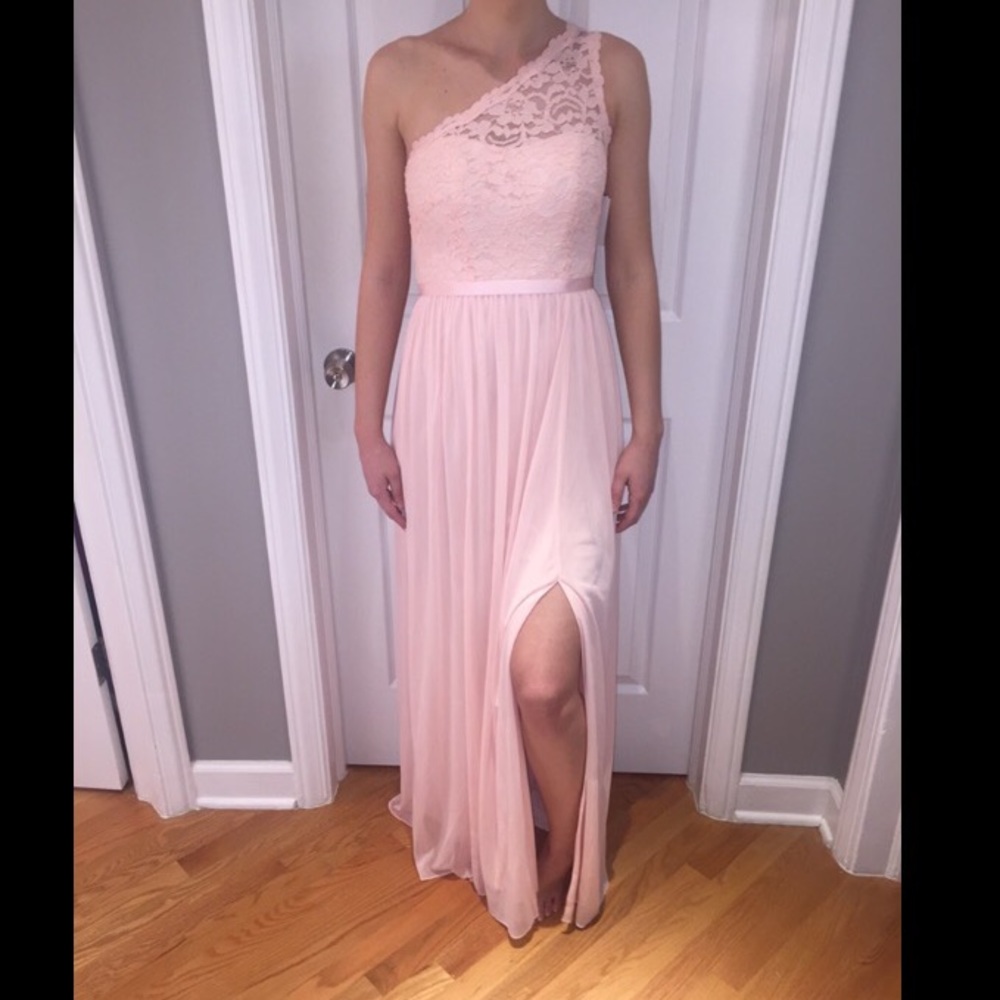 Brand NEW/ never worn- light pink bridesmaid dress