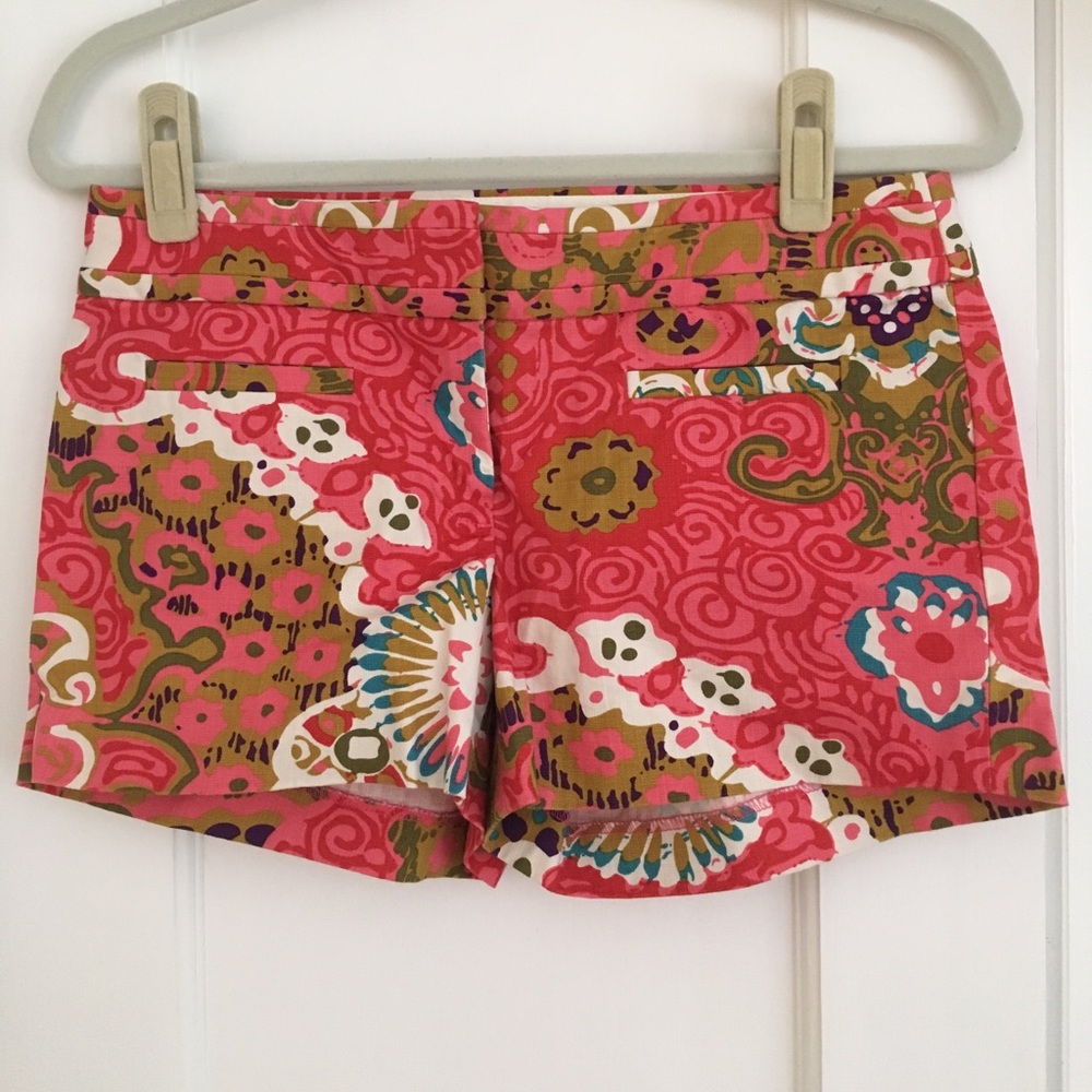 J. Crew cotton Medallion Shorts- size 2