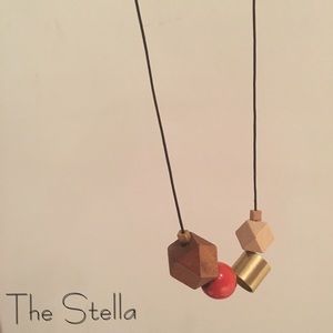 Geometric Necklace with Gift Bag or Box!