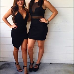 Black Form Fitting Dress