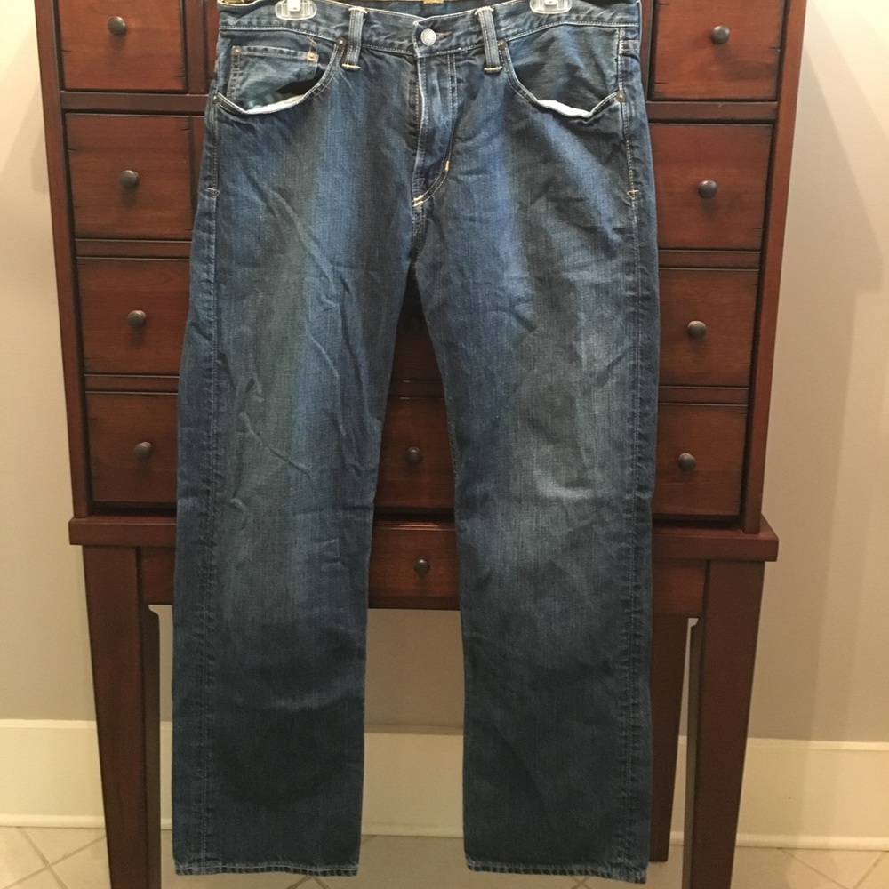 Men's polo jeans