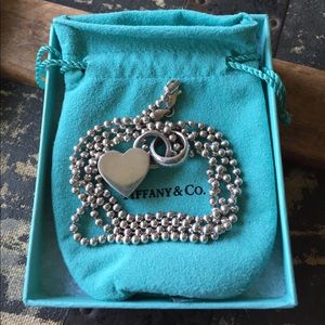 Tiffany & Co. Puffed Heart Necklace 30"
