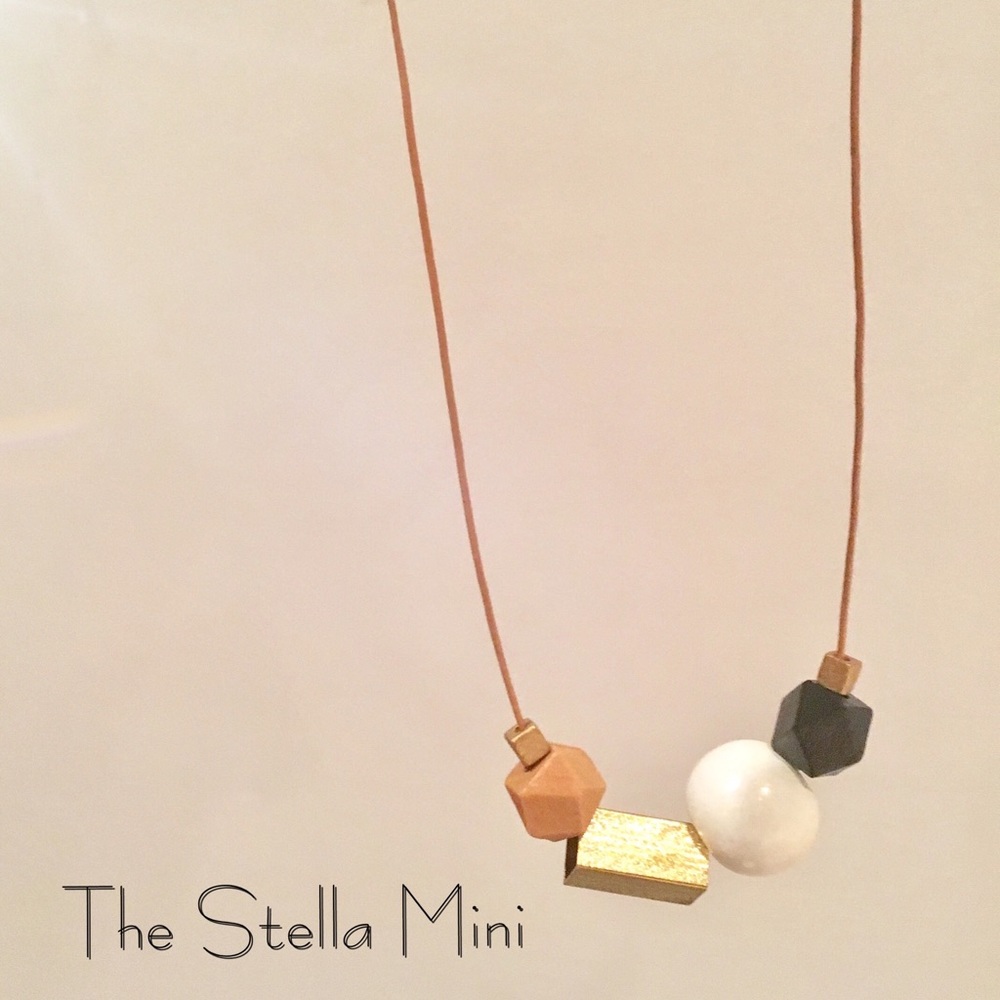 Geometric Necklace with Gift Bag or Box!