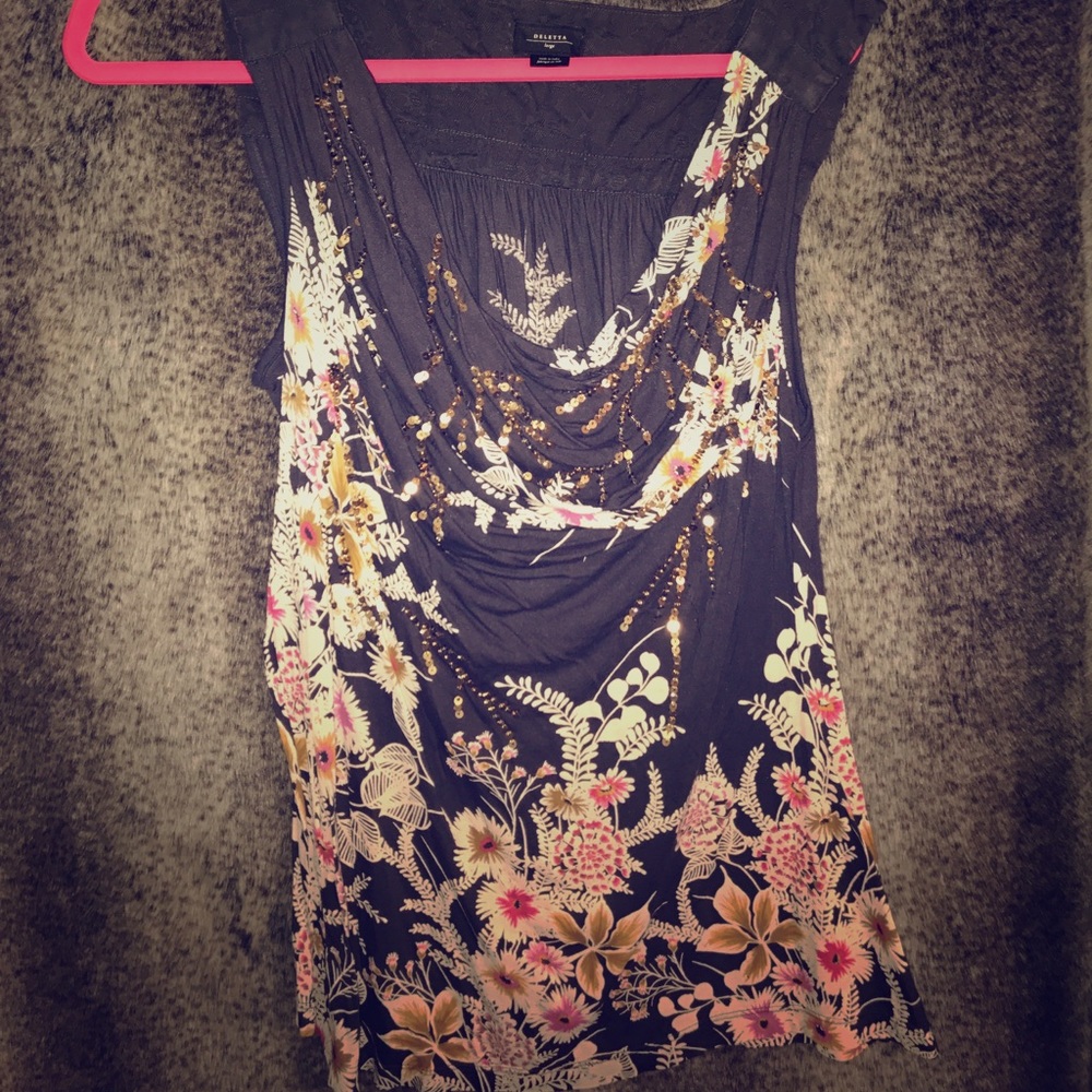 Anthropologie top hand made in India!