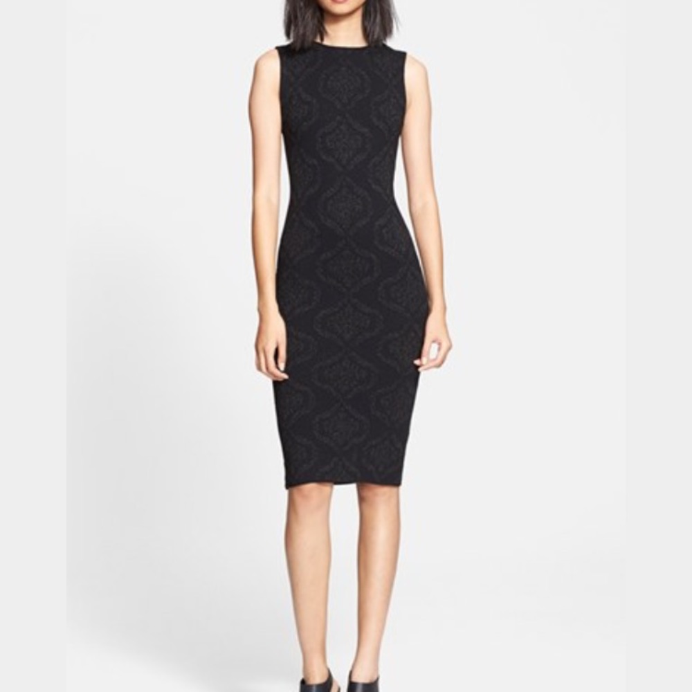 Alice and Olivia Jacquard Knit Dress