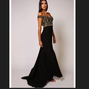 Black formal dress/evening gown/prom dress