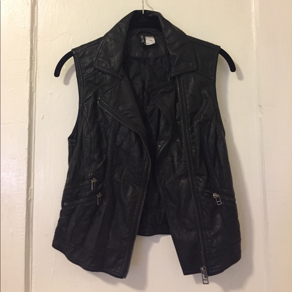 H&M Leather Vest