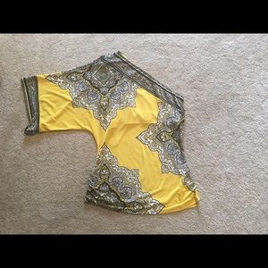 Cache TOP NWOT one shoulder