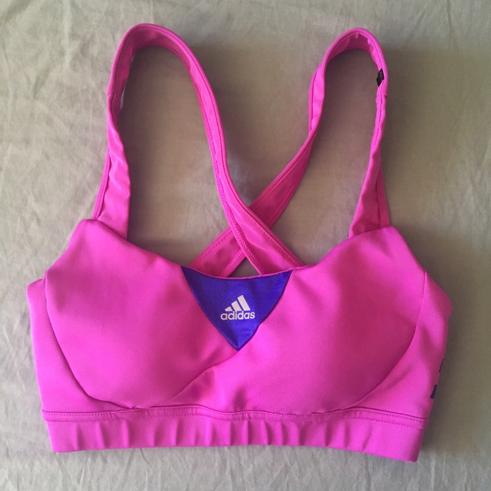 Adidas medium impact sports bra