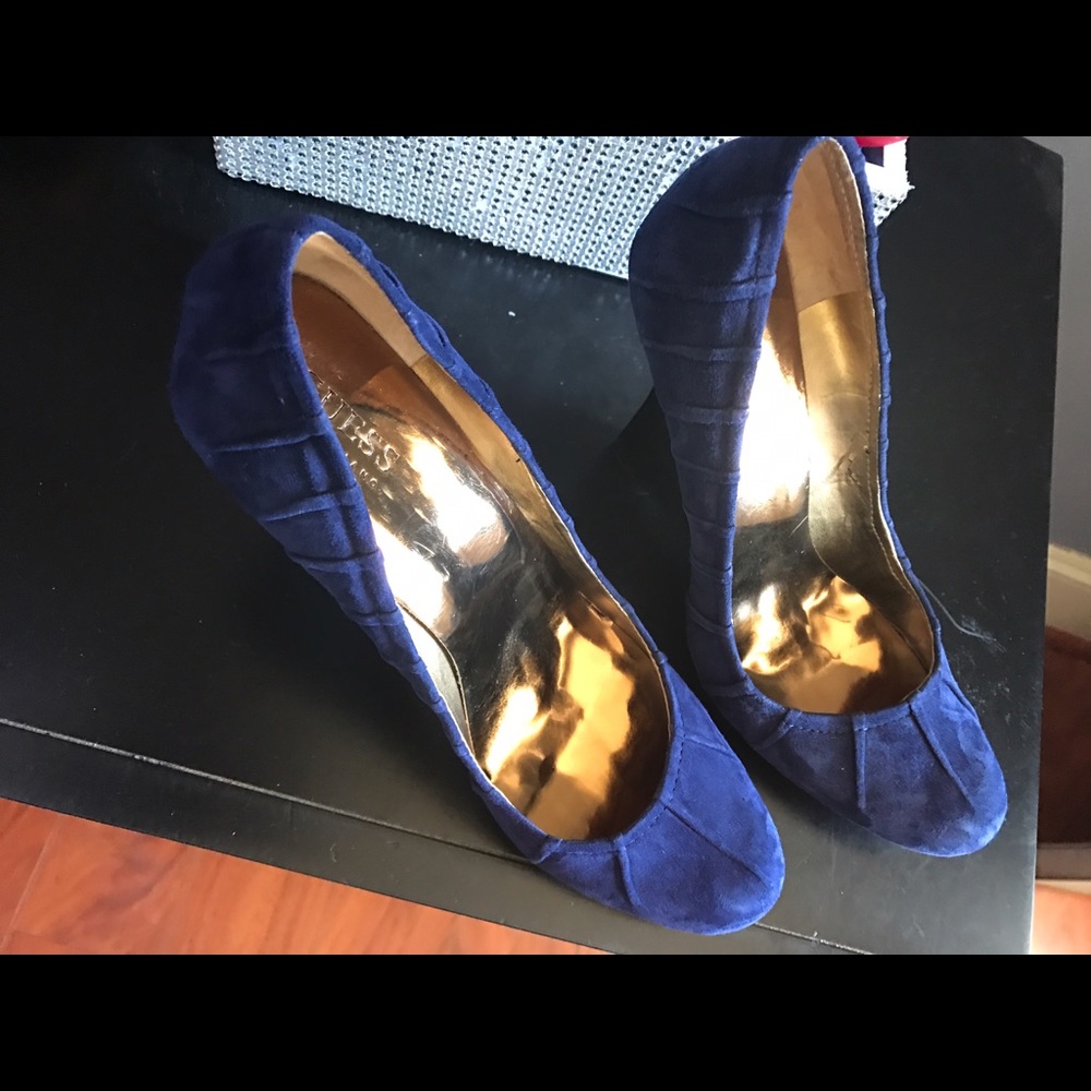 Royal Blue Guess Shoes