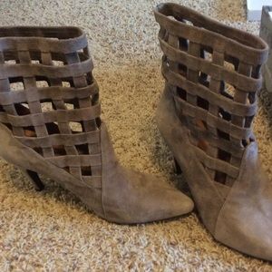 lattice booties 2 1/2 inch heel Free People