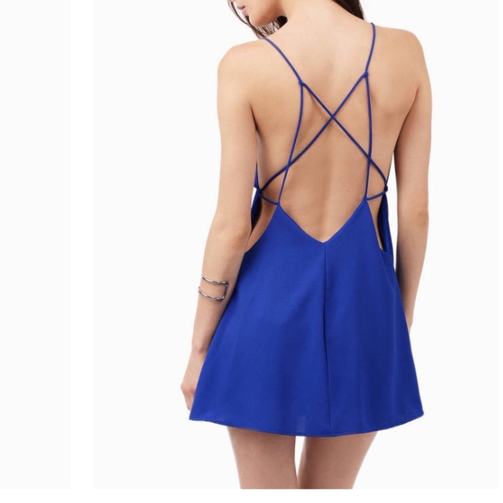 Royal Blue Mini Dress