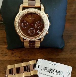 Like new DKNY Rose gold watch