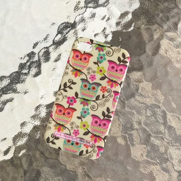 Pink Chandelier Mary Beth Owl Case - Picture 2 of 2
