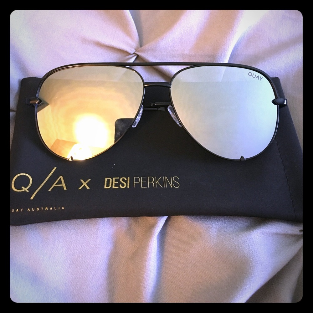 Quay X Desi Perkins "High Key" XL Sunglasses