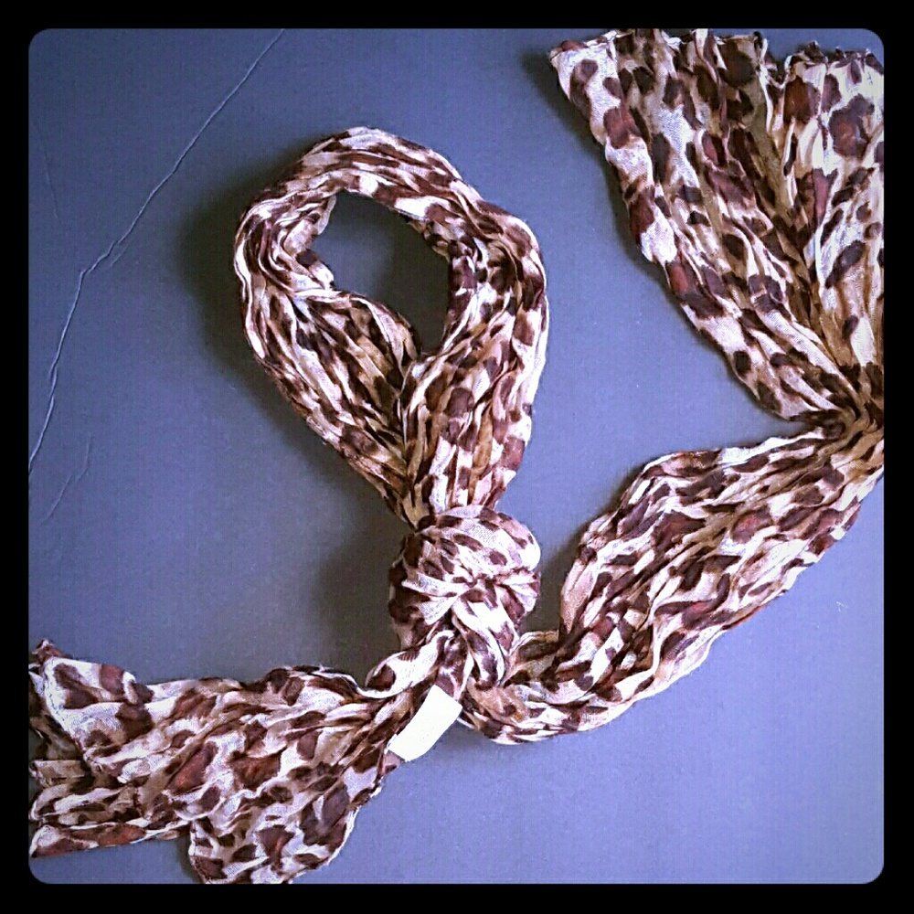 Charming Charlie Animal Print Scarf