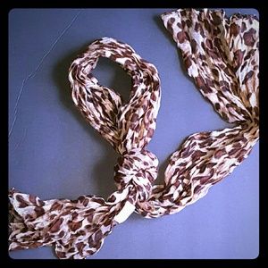 Charming Charlie Animal Print Scarf