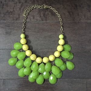 Layered Stone Statement Necklace