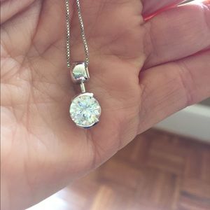 Cubic Zirconia CZ Necklace 18"