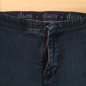 Denim + Company denim slacks, jeans.